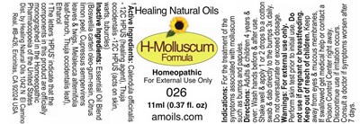 H-molluscum Formula Label (H Molluscum Formula 11ml)